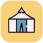 Tisch im<br>Party-Zelt<br><br>kostenlos